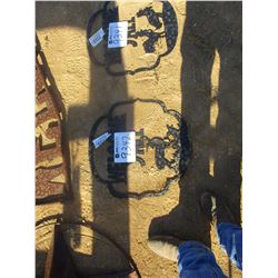 METAL WELCOME Y'ALL DEER SIGN (C6)