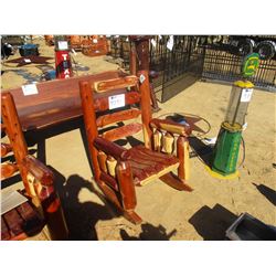 RED CEDAR ROCKING CHAIR (C6)