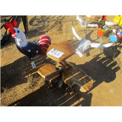 TEAKWOOD FLOWER POT STAND (C6)