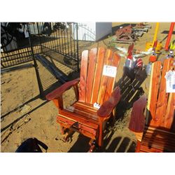 RED CEDAR GLIDER CHAIR (C6)