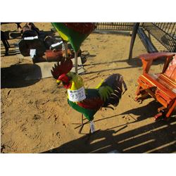 3' METAL ROOSTER (C6)