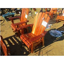 RED CEDAR GLIDER CHAIR (C6)