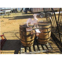 METAL ROOSTER WEATHER VANE (C6)