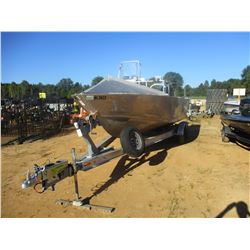 ALUMINUM BOAT, VIN/SN:MD2523490133 - 22', CENTER CONSOLE, MERCURY OPTIMAX OUTBOARD ENGINE, LOAD RITE