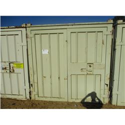 40' STEEL SHIPPING CONTAINER, (C6)