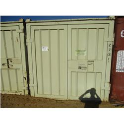 40' STEEL SHIPPING CONTAINER, (C6)