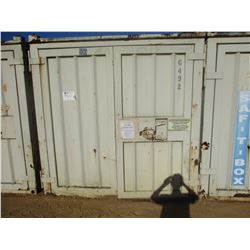 40' STEEL SHIPPING CONTAINER, (C6)