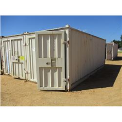 20' STEEL SHIPPING CONTAINER, (C6)