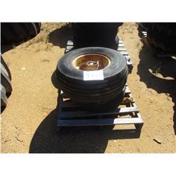 (2) MISC SIZE TIRES, (C7)