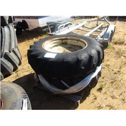 (2) 16.9-34 TIRES & RIMS, (C7)