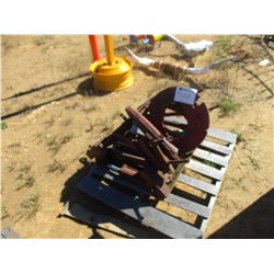 INTERNATIONAL 3 PTH & WHEEL WEIGHT, (C8)