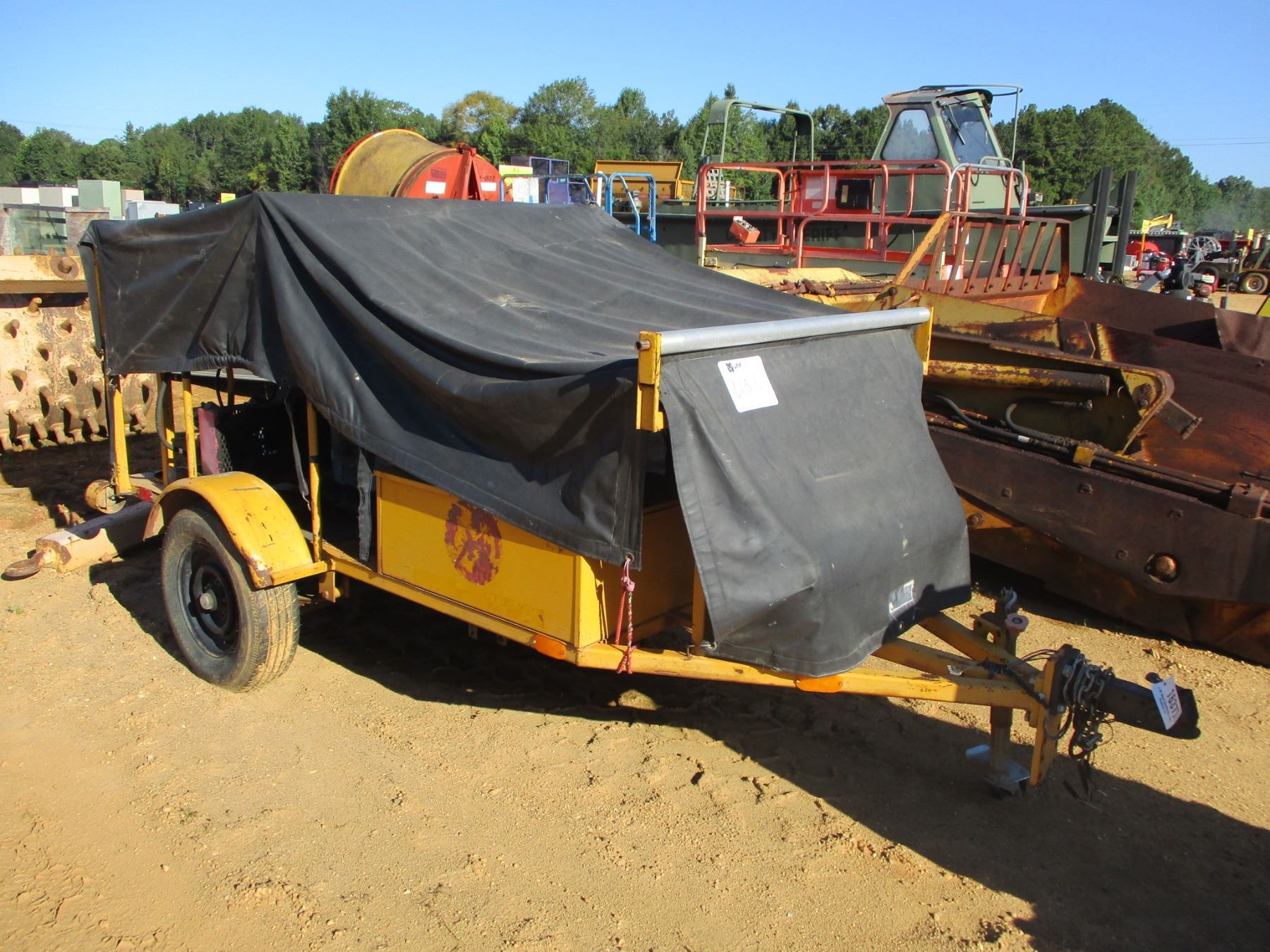 DOWNING HOT TAR SYSTEM, LP GAS MOTOR, DAYTON SW963 GENERATOR, MTD ON S