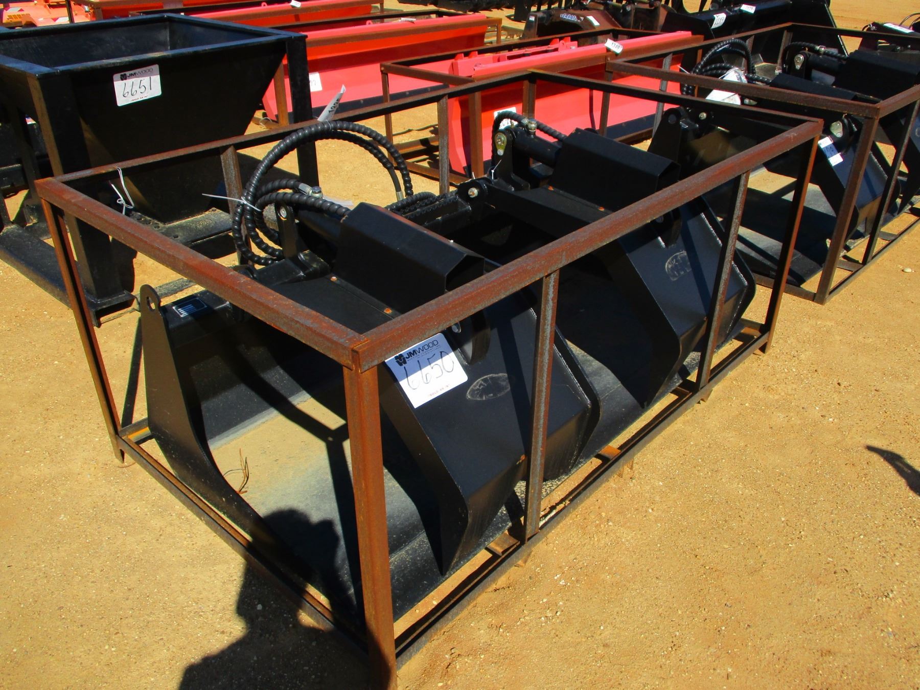 BUCKET, 72" GRAPPLE W/TOP CLAMP, FIT SKID STEER LOADER (B5)