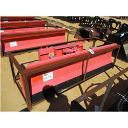 SNOW PLOW/ DOZER BLADE 86" FITS SKID STEER LOADER, (B5)