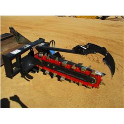 TRENCHER ATTACHMENT FITS SKID STEER LOADER (B5)
