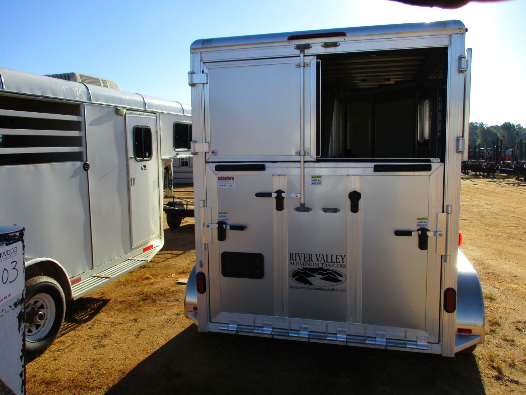 2017 ECLIPSE HORSE TRAILER, VIN/SN1E9BH1428HS400343 T/A, BUMPER PULL