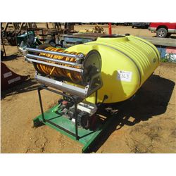 SCHABEN SPRAYER SYSTEM, - 400 GALLON, GAS ENGINE, HOSES W/HANNAY REEL SKID MOUNTED (C3)