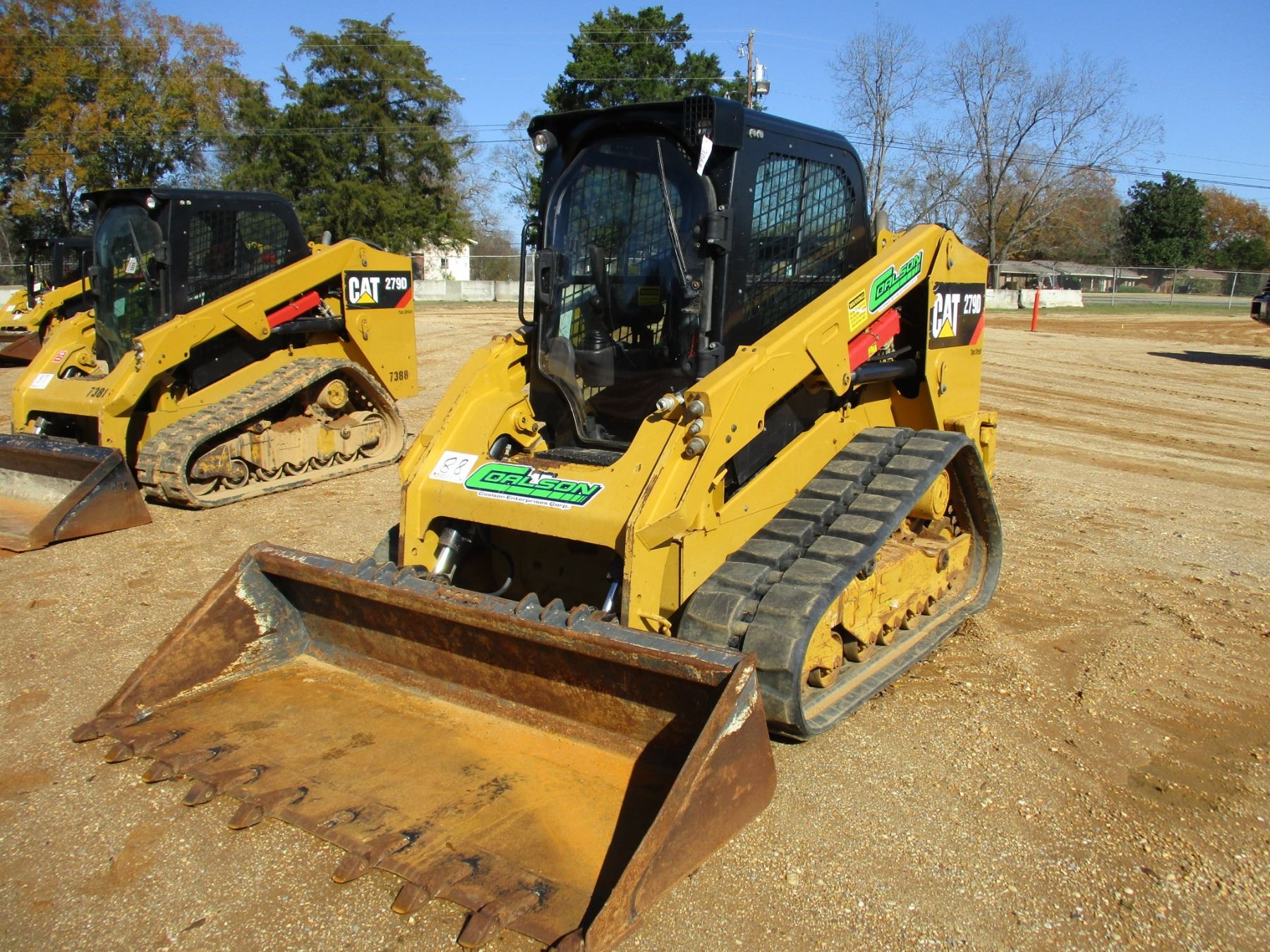 2013 CAT 279D SKID STEER LOADER, VIN/SN:GTL00329 - CRAWLER, BUCKET, CAB ...