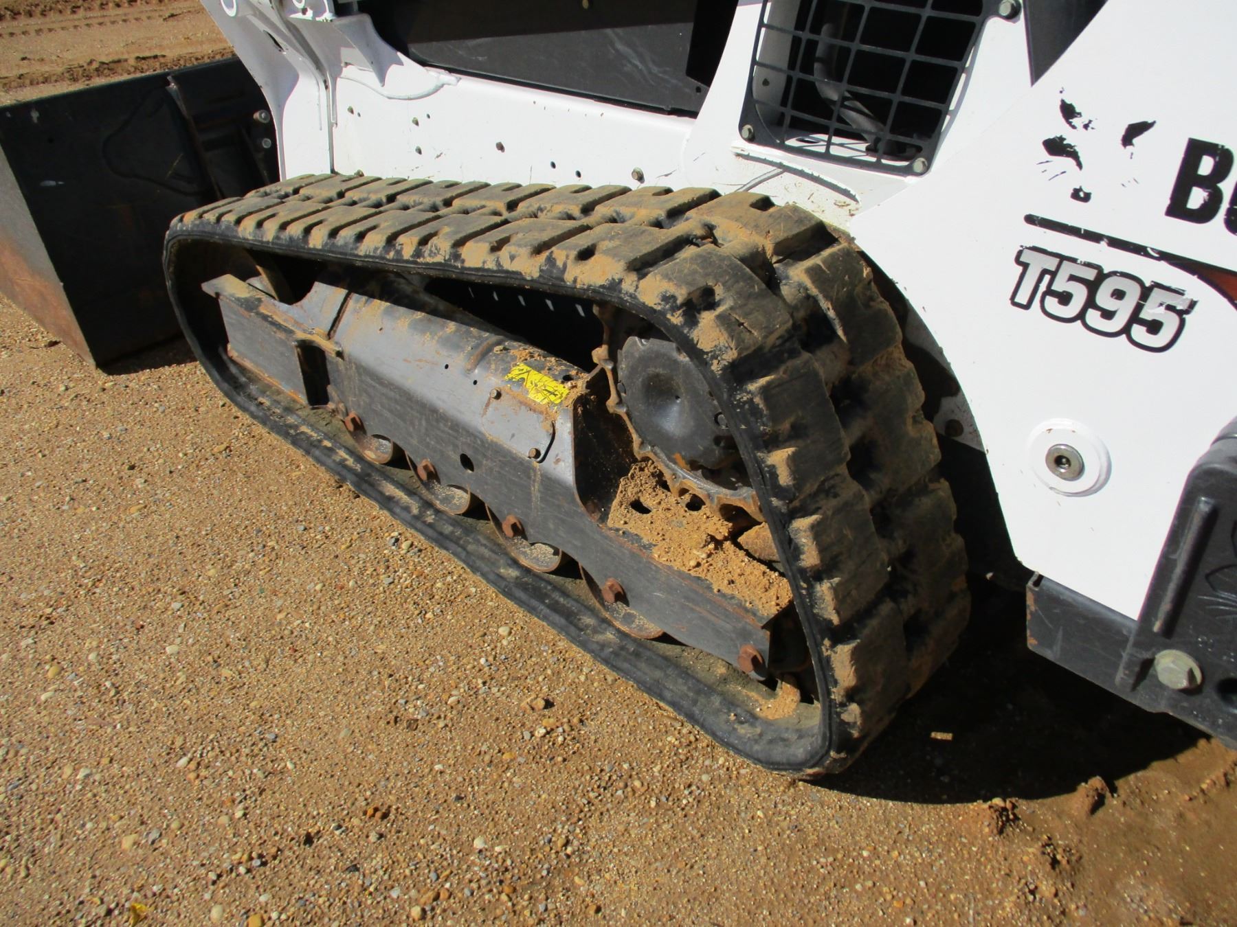 2017 BOBCAT T595 SKID STEER LOADER, VIN/SNB3NK12175 CRAWLER, BUCKET