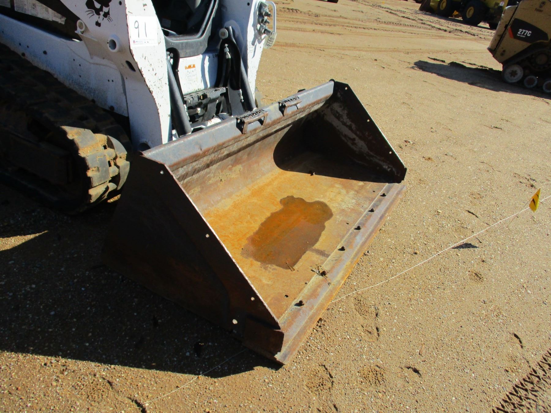 2017 BOBCAT T595 SKID STEER LOADER, VIN/SNB3NK12175 CRAWLER, BUCKET