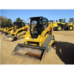 2016 CAT 259D SKID STEER LOADER, VIN/SN:FTL07381 - CRAWLER, BUCKET, CANOPY, METER READING 1,121 HOUR