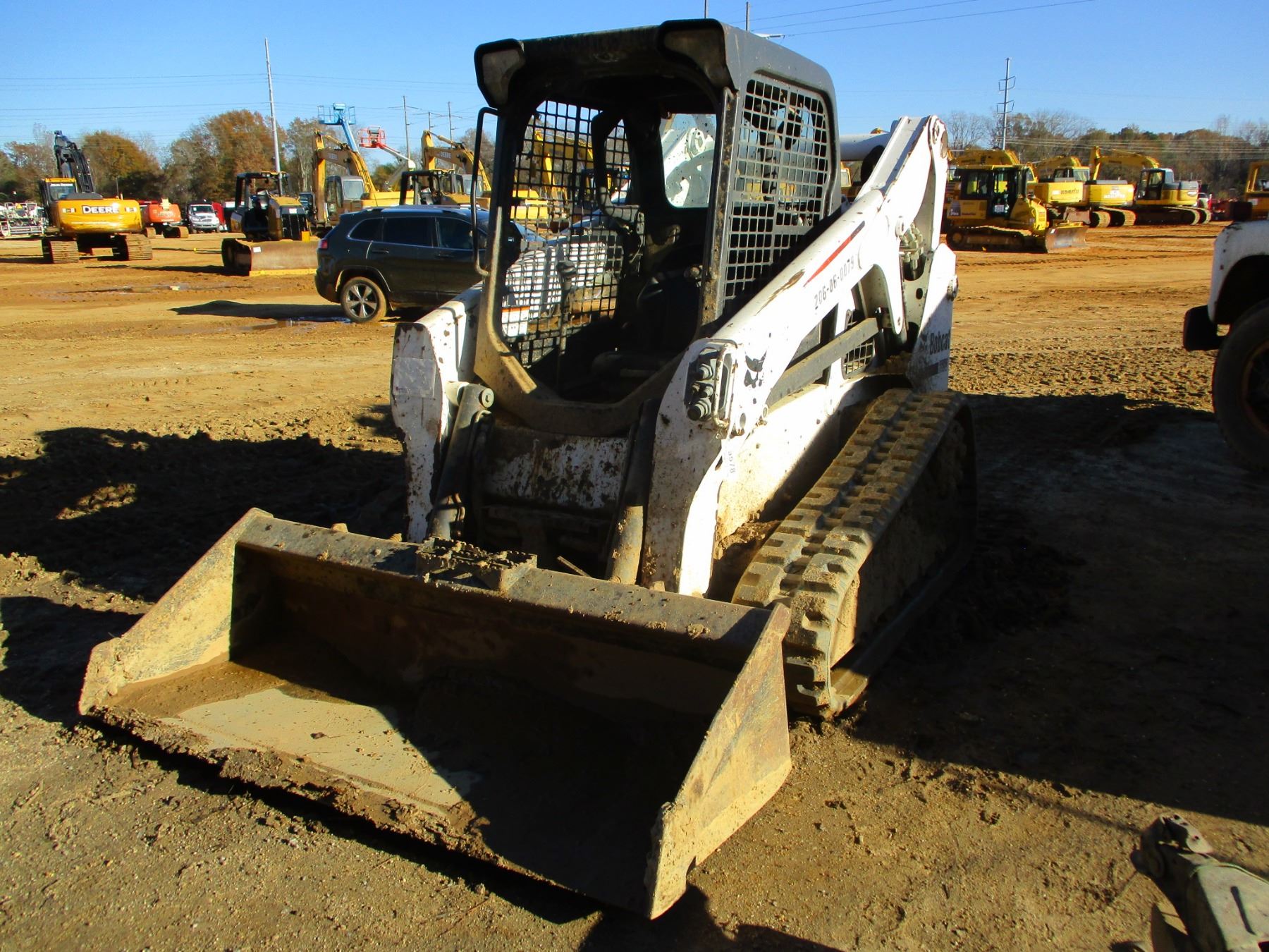 2013 BOBCAT T650 SKID STEER LOADER, VIN/SNA3P017185 CRAWLER, BUCKET