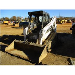 2013 BOBCAT T650 SKID STEER LOADER, VIN/SN:A3P017185 - CRAWLER, BUCKET, HIGH FLOW, CANOPY, METER REA