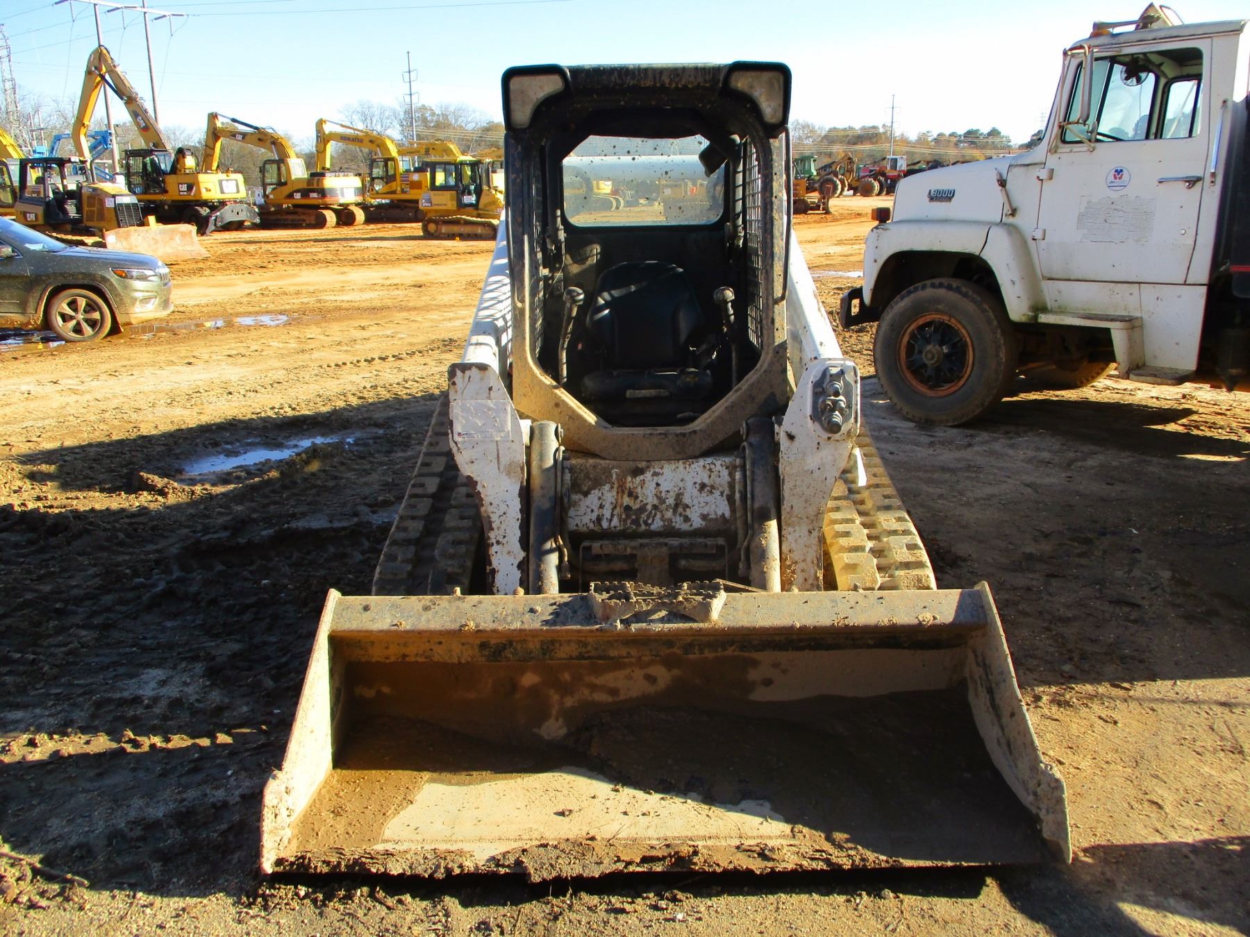 2013 BOBCAT T650 SKID STEER LOADER, VIN/SNA3P017185 CRAWLER, BUCKET