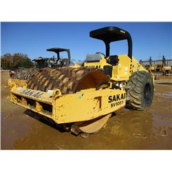 2008 SAKAI SV505T ROLLER, VIN/SN:50645 - VIBRATORY, 84" PADFOOT DRUM, CANOPY, METER READING 1,433 HO
