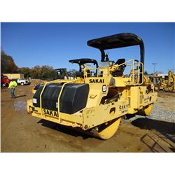 SAKAI SW900-I ROLLER, VIN/SN:VSW27-30151 - TANDEM, VIBRATORY 84" SMOOTH DRUMS, WATER SYSTEM, CANOPY,