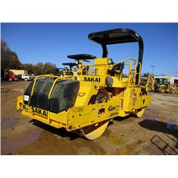 SAKAI SW800 ROLLER, VIN/SN:VSW35-10123 - TANDEM, VIBRATORY, 67" DRUMS, CANOPY, METER READING 6,023 H