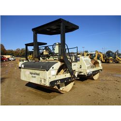 INGERSOLL-RAND DD110 ROLLER, VIN/SN:167481 - TANDEM, VIBRATORY, 80" SMOOTH DRUMS, CANOPY, METER READ