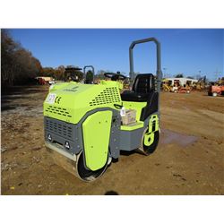 STORIKE ST1000 ROLLER, VIN/SN:1808077 -TANDEM, 28" DRUMS, VIBRATORY, ROLL BAR, METER READING 2 HOURS