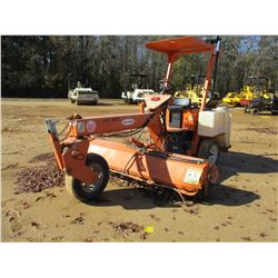 LAYMORE 8HC BROOM, VIN/SN:32464 - KUBOTA DIESEL, CANOPY, METER READING 1,517 HOURS