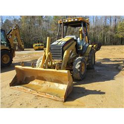 CAT 420D LOADER BACKHOE, VIN/SN:FDP12709 - 4X4, BUCKET, CANOPY, METER READING 6,043 HOURS