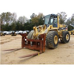 KOMATSU WA380-1 WHEEL LOADER, VIN/SN:A45145 - PEMBERTON FORKS, CAB, A/C, 23.5R25 TIRES