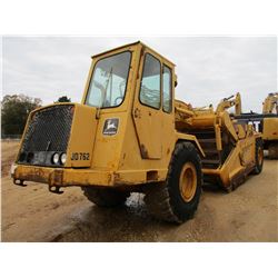 JOHN DEERE 762 MOTOR SCRAPER, VIN/SN:002299T - ELEVATING, CAB, 23.5-25 TIRES