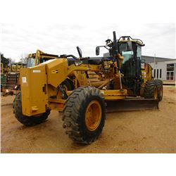 2008 CAT 140M VHP MOTOR GRADER, VIN/SN:B9D01544 - 14' MOLDBOARD, PUSH BLOCK, REAR RIPPER, CAB, A/C, 