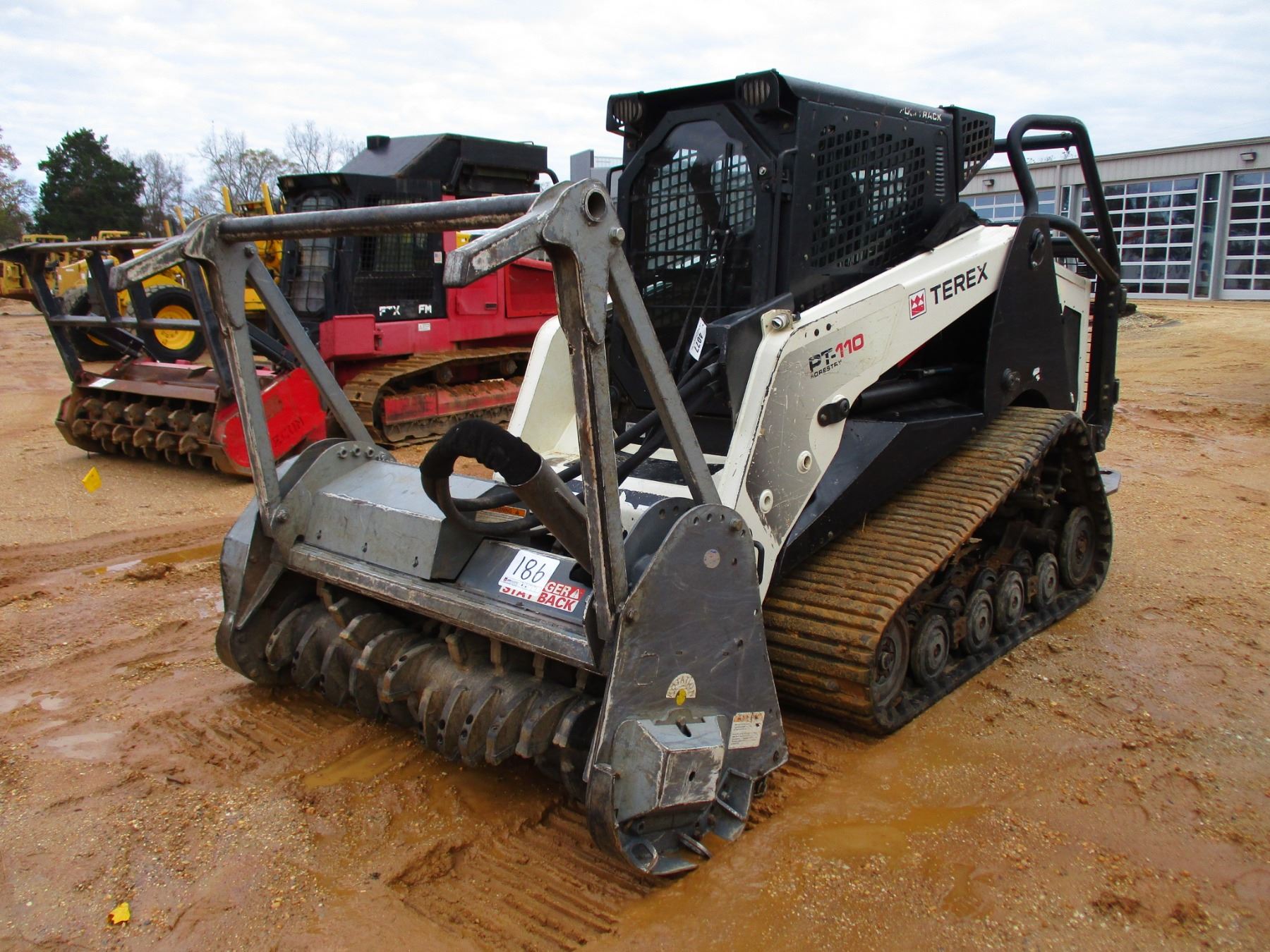 2015 TEREX PT110 FORESTRY SKID STEER LOADER, VIN/SNASVPT11024WF00401