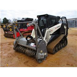 2015 TEREX PT-110 FORESTRY SKID STEER LOADER, VIN/SN:ASVPT11024WF00401 - CRAWLER, LOFTNESS G3 MULCHI