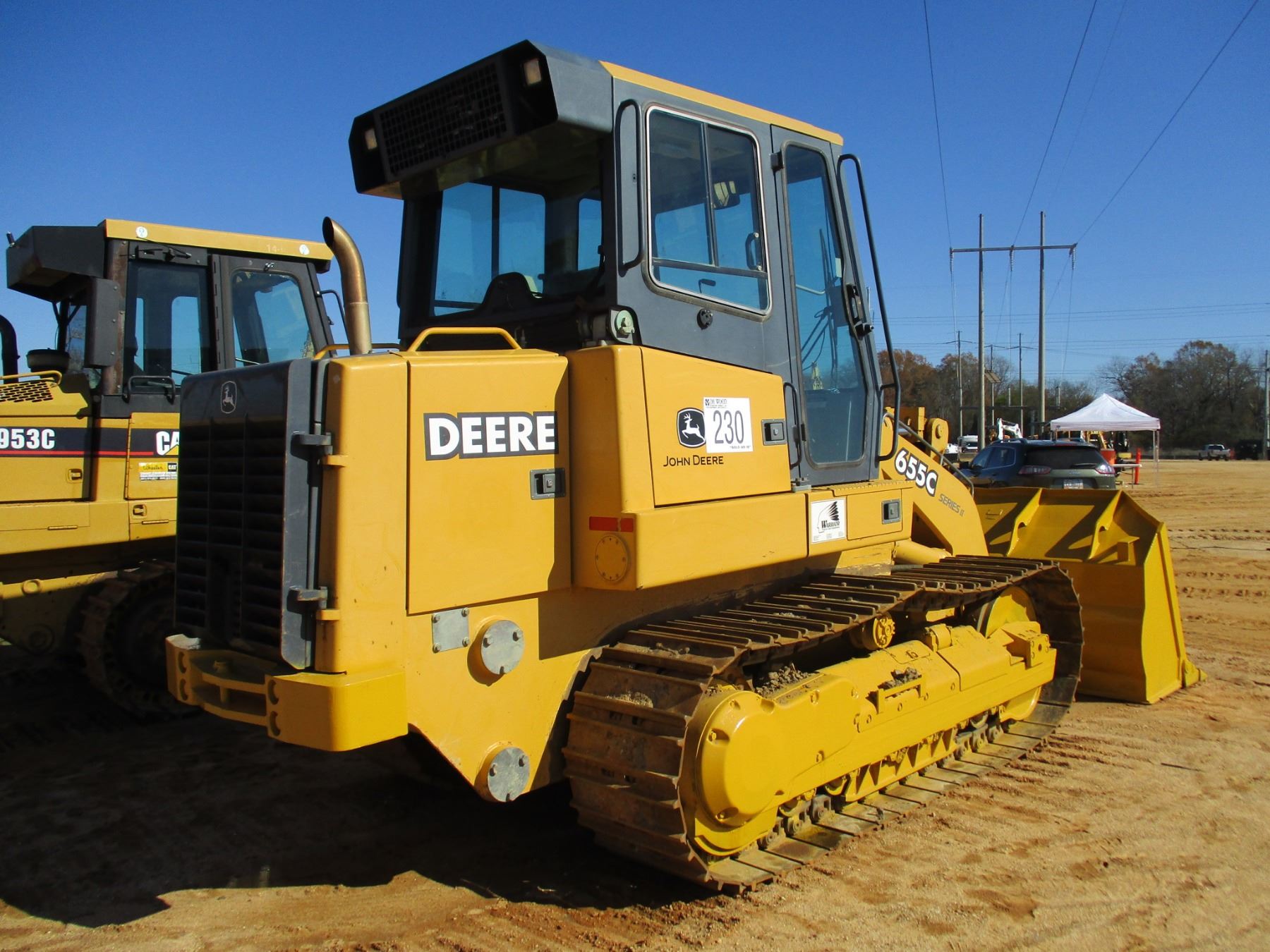 2012 JOHN DEERE 655C SERIES II CRAWLER LOADER, VIN/SN:009011 - BUCKET ...