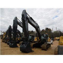 2013 JOHN DEERE 350G LC HYDRAULIC EXCAVATOR, VIN/SN:809633 - 10' STICK, 39" BUCKET, CAB, A/C, METER 