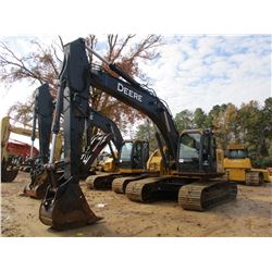2011 JOHN DEERE 225D LC HYDRAULIC EXCAVATOR, VIN/SN:501827 - 9' STICK, 24" BUCKET, HYDRAULIC THUMB, 
