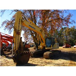 2006 KOMATSU PC220LC-7L HYDRAULIC EXCAVATOR, VIN/SN:A86963 - 11' 6" STICK, 38" BUCKET, THUMB, CAB, A