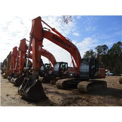 2015 HITACHI ZX210LC-5N HYDRAULIC EXCAVATOR, VIN/SN:330731 - 10' STICK, 48" BUCKET, THUMB, AUX HYD, 