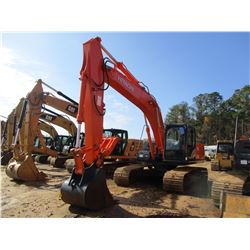 2012 HITACHI ZX210LC-5N HYDRAULIC EXCAVATOR, VIN/SN:330003 - 8' STICK, 36" BUCKET, HYD THUMB, AUX HY
