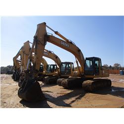 2005 JOHN DEERE 200C LC HYDRAULIC EXCAVATOR, VIN/SN:506721 - 10' STICK, 42" BUCKET, CAB, A/C, METER 