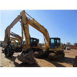 2012 KOMATSU PC200LC-8 HYDRAULIC EXCAVATOR, VIN/SN:A90909 - 9' 6" STICK, 48" BUCKET, REAR CAMERA, CA