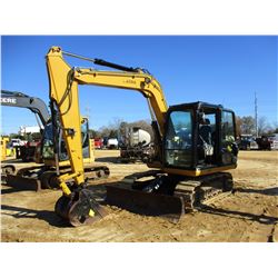2012 CAT 307D HYDRAULIC EXCAVATOR, VIN/SN:DSG03260 - 8' STICK, 28" BUCKET, AUX HYD, BLADE, RUBBER IN