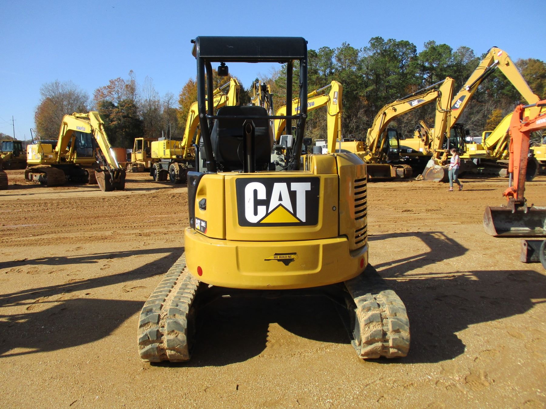 2016 CAT 304E2 CR MINI HYDRAULIC EXCAVATOR, VIN/SNME401371 6'9